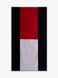 Blue Classic Signature Colour-Blocked Velour Beach Towel  Unisex
