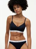 Blue 3-Pack Logo Waistband Thongs  Women