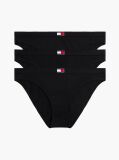 Black 3-Pack Heritage Logo Briefs  Women