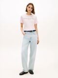 Pink Logo Crew Neck T-Shirt  Women