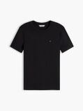 Black Flag Embroidery Ribbed Slim T-Shirt  Women