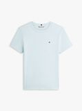 Blue Flag Embroidery Ribbed Slim T-Shirt  Women