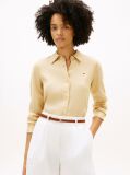 Beige Regular Fit Linen Shirt  Women