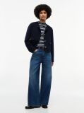 Multi Mock Neck Slim Long Sleeve Top  Women