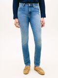 Blue Faded Mid Rise Slim Jeans  Women