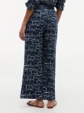 Multi Relaxed Wide Leg Pure Linen Trousers  Women