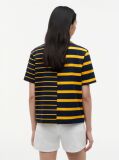 Multi Mixed Stripe Relaxed Crew Neck T-Shirt  Women