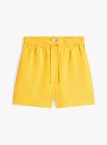 Orange Flag Embroidery Pure Linen Shorts  Women