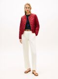 Beige Washed Slim Straight Leg Chinos  Women