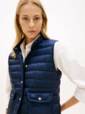 Blue Lightweight Down Slim Gilet  Women