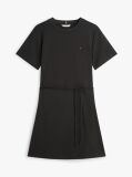 Black Interlock Knit Mini T-Shirt Dress  Women