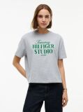 Grey Logo Relaxed Jersey T-Shirt  Women