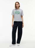Grey Logo Relaxed Jersey T-Shirt  Women
