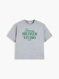 Grey Logo Relaxed Jersey T-Shirt  Women