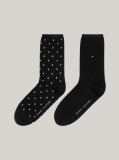Black 2-Pack Tommy Hilfiger Dot Women's Socks  Women