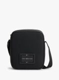 Black Crossbody Reporter Bag  Men