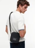 Black Crossbody Reporter Bag  Men
