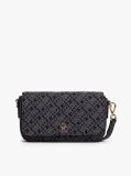 Black Hilfiger Icon Jacquard Crossbody Bag  Women