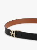 Multi TH Monogram Plaque Buckle Reversible Leather Belt  Women