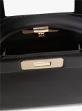 Black Modern Crossbody Satchel  Women