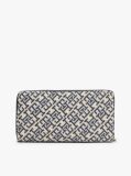 Multi Hilfiger Icon Jacquard Zip Around Wallet  Women