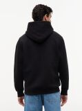 Black Logo Drawstring Hoody  Men