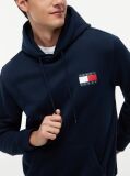 Blue Logo Drawstring Hoody  Men