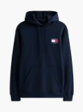Blue Logo Drawstring Hoody  Men