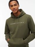 Green Regular Logo Hoody  Men