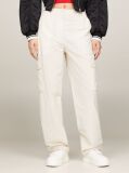 Beige Harper High Rise Mom Cargo Trousers  Women