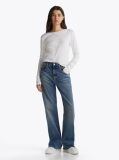 Denim Mia Faded Mid Rise Relaxed Jeans  Women