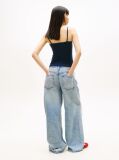 Blue Essential Strap Top  Women