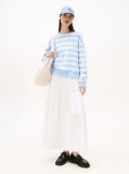Beige Tiered Maxi Skirt  Women