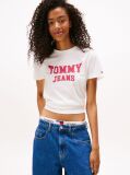 Beige Varsity Crew Neck T-Shirt  Women