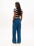 Denim Chambray Denim Loose Drawstring Trousers  Women