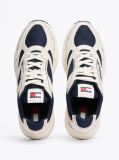 Multi Colour-Blocked Mixed Texture Trainers  Men