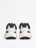 Multi Colour-Blocked Mixed Texture Trainers  Men