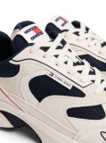 Multi Colour-Blocked Mixed Texture Trainers  Men