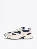 Multi Colour-Blocked Mixed Texture Trainers  Men