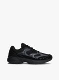 Black Archive Mixed Texture Trainers  Men