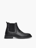 Black Lightweight Leather Chelsea Boots  Men