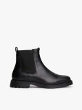Black Lightweight Leather Chelsea Boots  Men