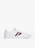 White Icon Signature Tape Court Trainers  Men