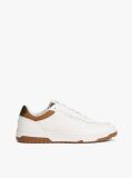 Beige Cleat Basketball Trainers With Leather  Men