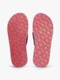 Blue Webbing Strap Logo Flip-Flops  Men