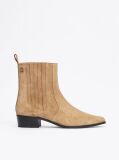 Brown Suede Cowboy Chelsea Boots  Women