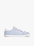 Blue Leather TH Monogram Vulcanised Trainers  Women
