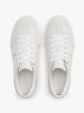 White Leather TH Monogram Vulcanised Trainers  Women