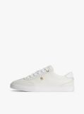 White Leather TH Monogram Vulcanised Trainers  Women