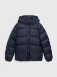 Blue Essential Hooded Padded Jacket  Boys